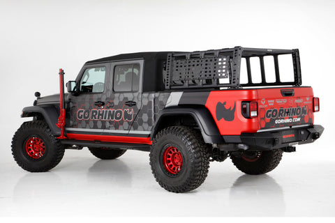 Go Rhino 19-21 Jeep Gladiator XRS Overland Xtreme Rack - Box 1 (Req. gor5950000T-02) - 5950000T-01