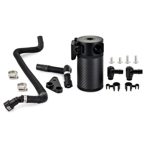 Mishimoto 2020+ Chevrolet Corvette C8 Baffled Oil Catch Can Kit (PCV Side) - Carbon Fiber - MMBCC-C8-20PCF