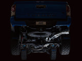 AWE 16-22 Toyota Tacoma 0FG Catback Exhaust w/ BashGuard - Dual Chrome Silver Tips - 3015-32826
