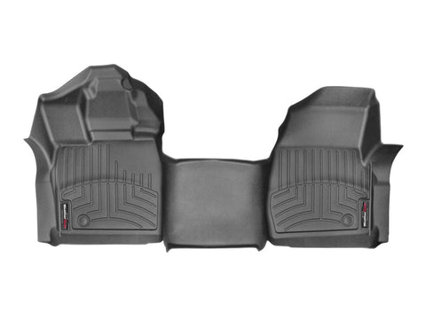 WeatherTech 16+ Ford F-150 Regular Cab Vinyl Floor Front FloorLiner-Black (Bench Seats w/o Console) - 446981V