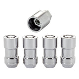 McGard Wheel Lock Nut Set - 4pk. (Cone Seat) M12X1.75 / 13/16 Hex / 1.815in. Length - Chrome - 24160