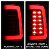 Spyder 13-14 Dodge Ram 1500 LED Tail Lights - Red Clear ALT-YD-DRAM13V2-LED-RC - 5084071