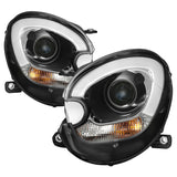 Spyder Mini Cooper Countryman 11-15 Headlights - Halogen Model Only - Black PRO-YD-MCO11-DRL-BK - 5083449