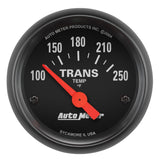 Autometer Z Series 52.4mm 100-250 Degrees F Transmission Gauge & Gauge Pillar Mount - 7090