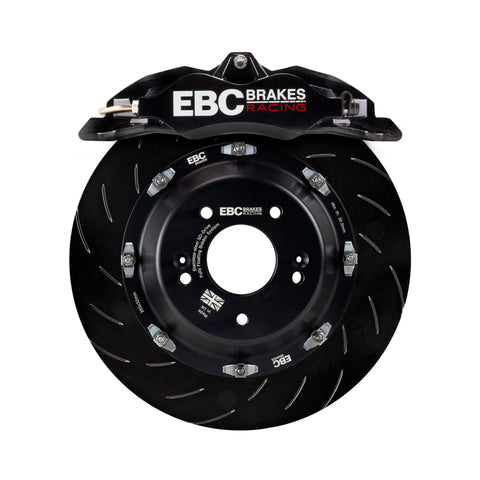 EBC Racing 12-21 Subaru BRZ/Toyota GT86 Black Apollo-4 Calipers 330mm Rotors Front Big Brake Kit - BBK031BLK-1