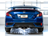 AWE Tuning 2016+ Honda Civic Si Touring Edition Exhaust w/Front Pipe & Dual Chrome Silver Tips - 3015-32108