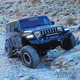 Westin 18-19 Jeep Wrangler JL WJ2 Full Width Front Bumper w/Bull Bar Textured Black - 59-80115