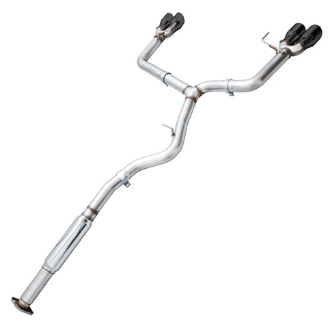 AWE Tuning Subaru WRX/STI VA/GV Sedan Track Edition Exhaust - Diamond Black Tips (102mm) - 3020-43066