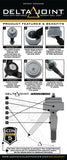 ICON 2005+ Toyota Tacoma/2007+ Toyota Tundra Non-ICON UCA 1in Retrofit Delta Joint Kit - 614560