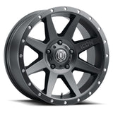 ICON Rebound 20x9 6x135 16mm Offset 5.625in BS Satin Black Wheel - 1820906356SB