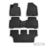 Westin 2013-2017 Hyundai Santa Fe 7 passenger Profile Floor Liners 5pc - Black - 74-17-51043