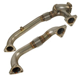 BD Diesel 08-10 Ford F-250/F-350/F-450/F-550 Powerstroke 6.4L Up Pipes Kit w/Manifold Set - 1041484