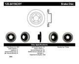 Stoptech Performance Brake Rotor 13-15 Toyota Sequoia/Tundra - 120.44156CRY