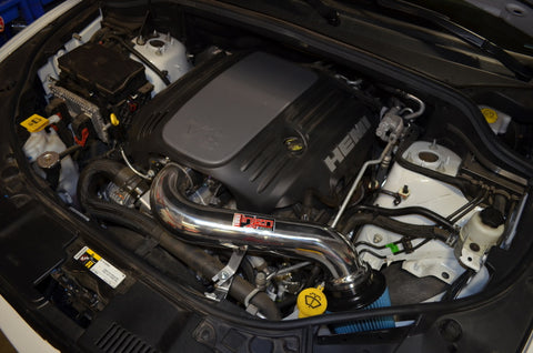 Injen 11-17 Dodge Durango R/T 5.7L V8 Wrinkle Black Power-Flow Air Intake System - PF5021WB