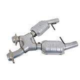 BBK 96-98 Mustang 4.6 GT High Flow X Pipe With Catalytic Converters - 2-1/2 - 1666