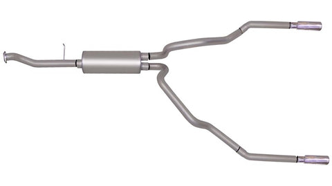 Gibson 99-05 Chevrolet Silverado 1500 Base 4.3L 2.5in Cat-Back Dual Split Exhaust - Stainless - 65548