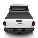 Rugged Ridge 20-22 Jeep Gladiator w/o Trail Rail Sys Armis Tonneau Cover w/Max Track - Tex. Blk - 13550.36