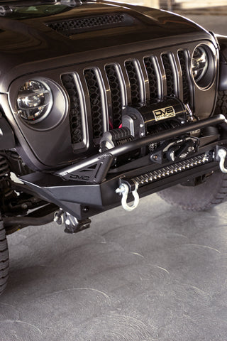 DV8 Offroad 07-23 Jeep Wrangler JK/JL & Gladiator JT FS-1 Series Stubby Front Bumper - FBJL-11