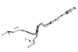 Borla F-150 2021 5.0L 4dr CC SB EC STB Lariat/KR/Platinum/LTD 3/2.25 SRE Cat-Back S-Type CHR Tips - 140866