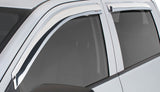 Stampede 2007-2014 Ford Edge Sport Utility Tape-Onz Sidewind Deflector 4pc - Chrome - 6171-8