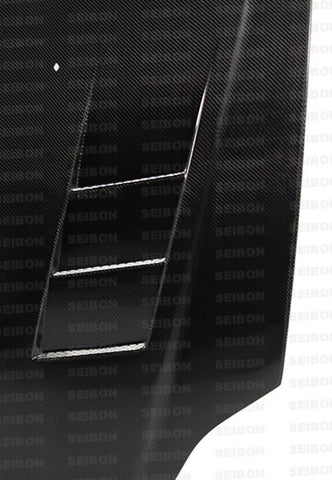 Seibon 99-00 Honda Civic (EM1/EJ6/7/8/EK9) TS-Style Carbon Fiber Hood - HD9900HDCV-TS