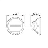 Hella Headlamp INSERT GR 1F8 - 241449011