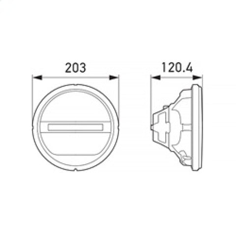 Hella Headlamp INSERT GR 1F8 - 241449011