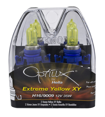 Hella H16/9009 12V 35W Xen Pure Yellow XY Bulb (Pair) - H71071302