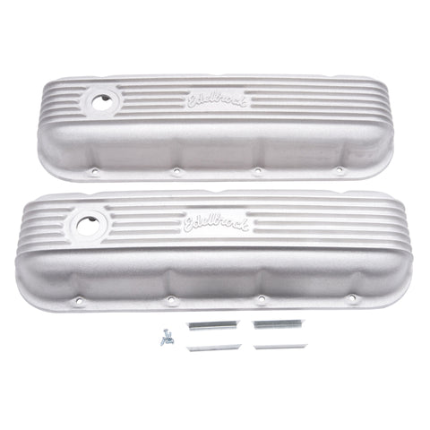 Edelbrock Valve Cover Classic Series Chevrolet 1965 and Later 396-502 V8 Satin - 41859