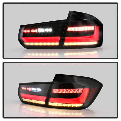 Spyder BMW 3 Series F30 2012-2018 Full LED Tail Lights (ALT-YD-BMWF3012-SEQ-BK) -  Black - 5088307