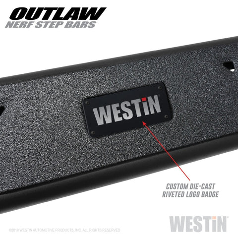 Westin 2019 Chevrolet/GMC Silverado/Sierro Crew Cab Outlaw Nerf Step Bars - 58-54135