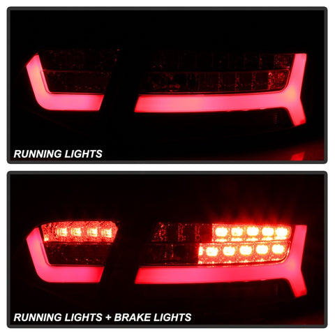 Spyder 09-11 Audi A6 LED Tail Lights - Red Clear (ALT-YD-AA609-LED-RC) - 5085191