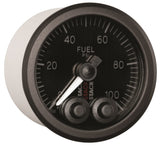 Autometer Stack Instruments Pro Control 52mm 0-100 PSI Fuel Pressure Gauge - Black (1/8in NPTF Male) - ST3506