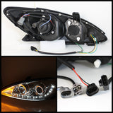 Spyder Toyota Camry 02-06 Projector Headlights DRL Chrome High H1 Low H1 PRO-YD-TCAM02-DRL-C - 5042781