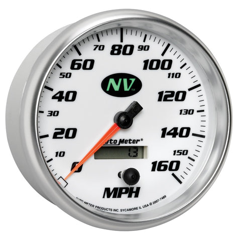 AutoMeter Gauge Speedometer 5in. 160MPH Elec. Programmable NV - 7489