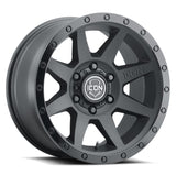 ICON Rebound 17x8.5 6x5.5 25mm Offset 5.75in BS 95.1mm Bore Double Black Wheel - 1817859057DB