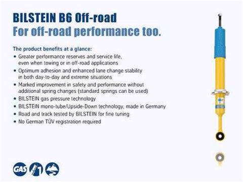 Bilstein 4600 Series 11-14 Jeep Grand Cherokee Front 46mm Monotube Shock Absorber - 24-225410