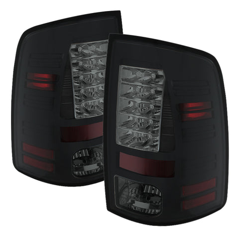 Spyder Dodge Ram 1500 09-14 LED Tail Lights Incandescent- Blk Smke ALT-YD-DRAM09-LED-BSM - 5078124