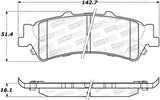 StopTech Street Select Brake Pads - 305.07920