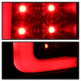 Spyder 07-13 GMC Sierra 1500 V2 Light Bar LED Tail Lights - Black (ALT-YD-GS07V2-LBLED-BK) - 5084743