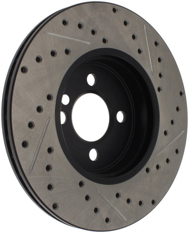 StopTech Slotted & Drilled Sport Brake Rotor 07-13 Mini Cooper - 127.34101R