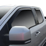 Westin 2015-2018 Ford F-150 SuperCab Wade In-Channel Wind Deflector 4pc - Smoke - 72-37409