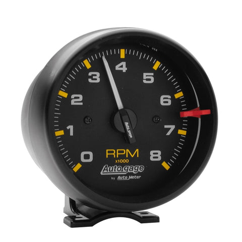 Autometer Autogage Black 8,000 RPM Pedestal Mount Tachometer - 2300