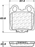 StopTech Street Select Brake Pads - Front/Rear - 305.07710