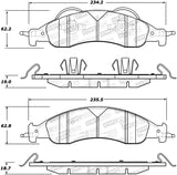 StopTech Street Select Brake Pads - 305.12780