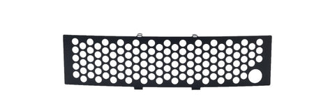 Putco 11-14 Ford F-150 - EcoBoost Bumper Grille Inserts - Black SS Punch w/ Heater Plug Opening - 88182FP