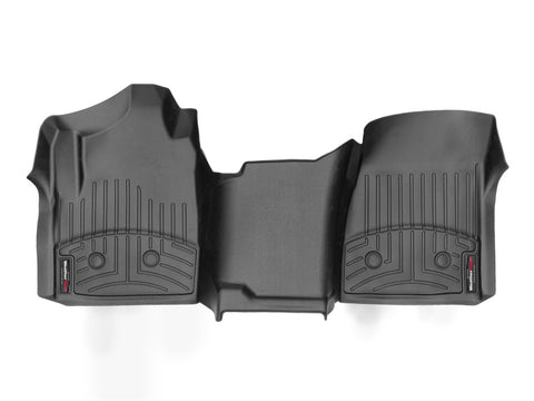 WeatherTech 2014+ Chevrolet Silverado 1500 Front w/ Vinyl Floors FloorLiner - Black - 449531V