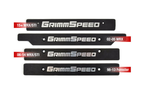 GrimmSpeed 06-14 Subaru Impreza/WRX/STi License Plate Delete Plate - 094079