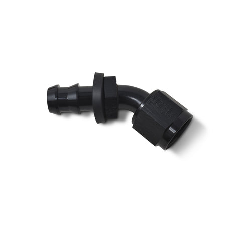 Russell Performance -10 AN Twist-Lok 45 Degree Hose End (Black) - 624103