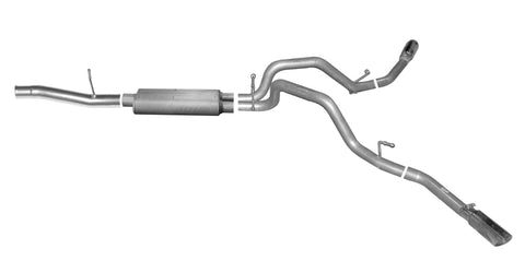 Gibson 15-18 Chevrolet Silverado 1500 LS 5.3L 3in/2.25in Cat-Back Dual Extreme Exhaust - Aluminized - 5662
